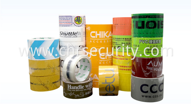 Carton packing printed tape